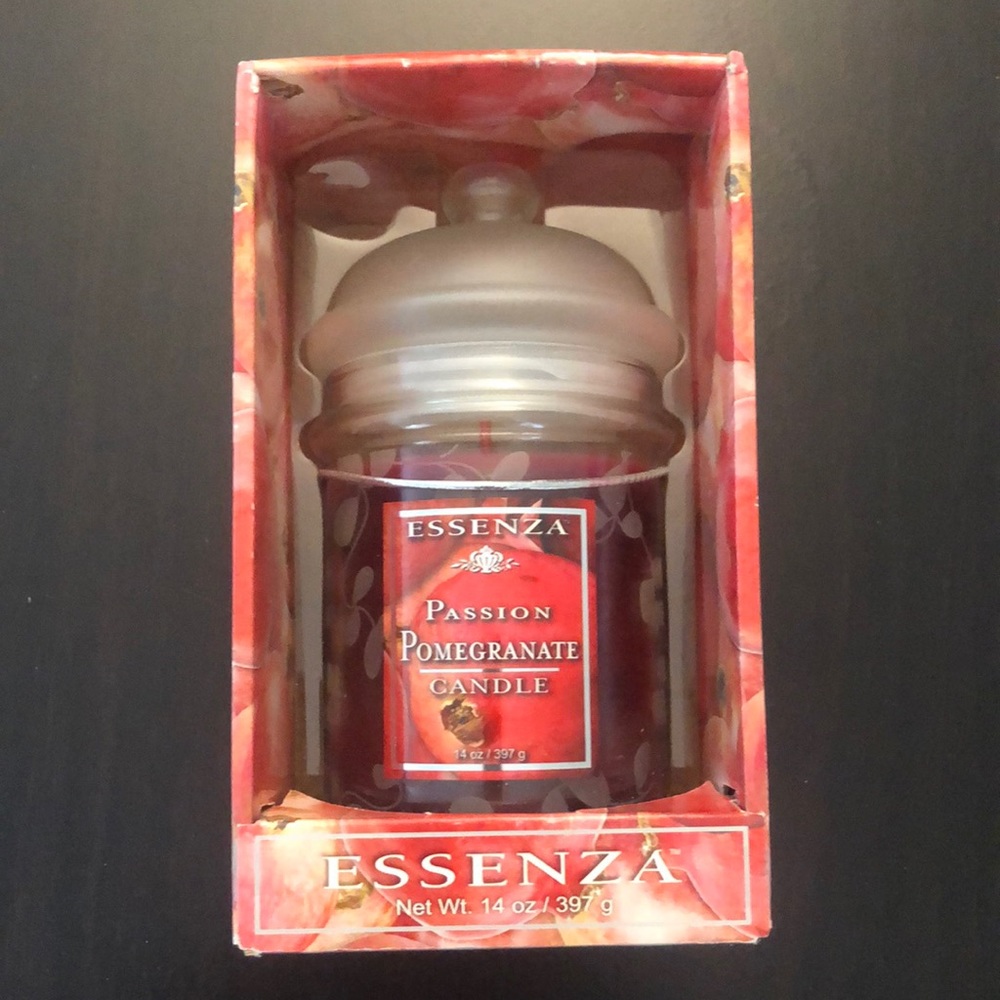 NEW Essenza Passion Pomegranate Jar Candle 14oz